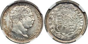 1 Shilling Regno Unito di Gran Bretagna e Irlanda (1801-1922) Argento Giorgio III (1738-1820)