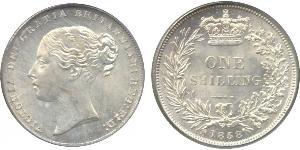 1 Shilling Regno Unito di Gran Bretagna e Irlanda (1801-1922) Argento Vittoria (1819 - 1901)