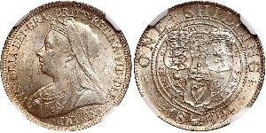 1 Shilling Regno Unito di Gran Bretagna e Irlanda (1801-1922) Argento Vittoria (1819 - 1901)