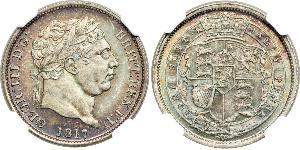 1 Shilling Regno Unito di Gran Bretagna e Irlanda (1801-1922) Argento Giorgio III (1738-1820)