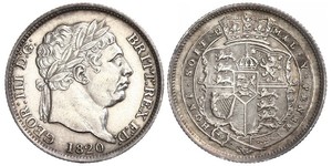 1 Shilling Regno Unito di Gran Bretagna e Irlanda (1801-1922) Argento Giorgio III (1738-1820)