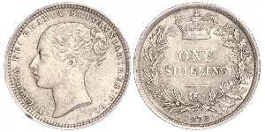 1 Shilling Regno Unito di Gran Bretagna e Irlanda (1801-1922) Argento Vittoria (1819 - 1901)