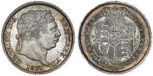 1 Shilling Regno Unito di Gran Bretagna e Irlanda (1801-1922) Argento Giorgio III (1738-1820)