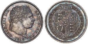 1 Shilling Regno Unito di Gran Bretagna e Irlanda (1801-1922) Argento Giorgio III (1738-1820)