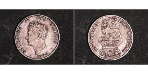 1 Shilling Regno Unito di Gran Bretagna e Irlanda (1801-1922) Argento Giorgio IV (1762-1830)