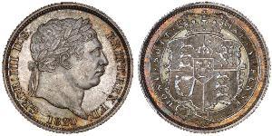 1 Shilling Regno Unito di Gran Bretagna e Irlanda (1801-1922) Argento Giorgio III (1738-1820)