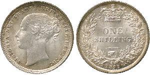 1 Shilling Regno Unito di Gran Bretagna e Irlanda (1801-1922) Argento Vittoria (1819 - 1901)