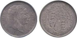 1 Shilling Regno Unito di Gran Bretagna e Irlanda (1801-1922) Argento Giorgio III (1738-1820)