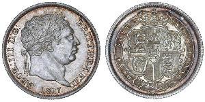 1 Shilling Regno Unito di Gran Bretagna e Irlanda (1801-1922) Argento Giorgio III (1738-1820)