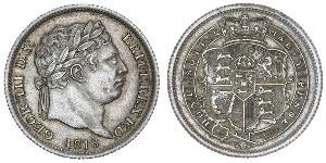 1 Shilling Regno Unito di Gran Bretagna e Irlanda (1801-1922) Argento Giorgio III (1738-1820)