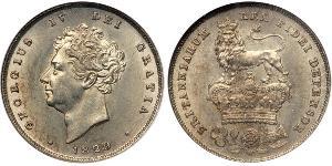 1 Shilling Regno Unito di Gran Bretagna e Irlanda (1801-1922) Argento Giorgio IV (1762-1830)