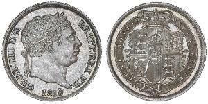 1 Shilling Regno Unito di Gran Bretagna e Irlanda (1801-1922) Argento Giorgio III (1738-1820)