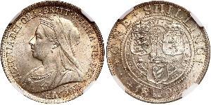 1 Shilling Regno Unito di Gran Bretagna e Irlanda (1801-1922) Argento Vittoria (1819 - 1901)