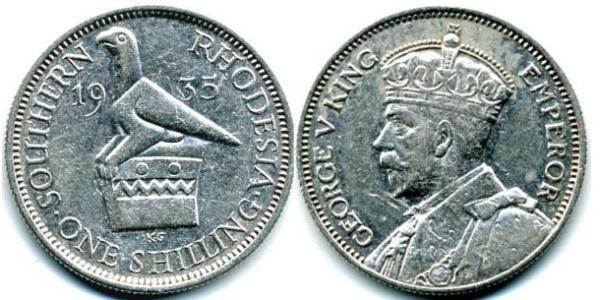 1 Shilling Rhodesia (1965 - 1979) Argento 