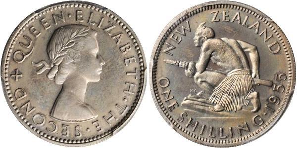 1 Shilling New Zealand Copper/Nickel Elizabeth II (1926-2022)