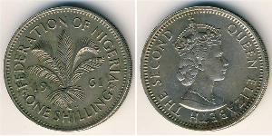 1 Shilling Nigeria Copper/Nickel 