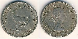 1 Shilling Southern Rhodesia (1923-1980) Copper/Nickel Elizabeth II (1926-2022)