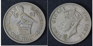1 Shilling Southern Rhodesia (1923-1980) Copper/Nickel George VI (1895-1952)