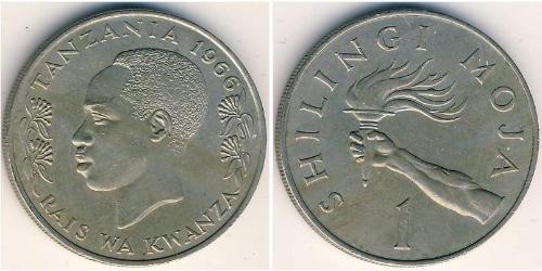 1 Shilling Tanzania Copper/Nickel 