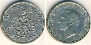 1 Shilling United Kingdom (1922-) Copper/Nickel George VI (1895-1952)