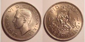 1 Shilling United Kingdom (1922-) Copper/Nickel George VI (1895-1952)