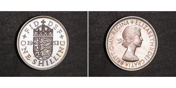 1 Shilling United Kingdom (1922-) Copper/Nickel Elizabeth II (1926-2022)