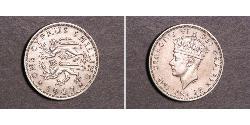 1 Shilling British Cyprus (1878 - 1960) Cuivre/Nickel George VI (1895-1952)