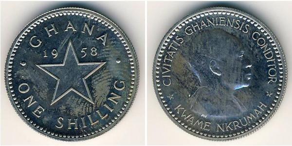 1 Shilling Ghana Cuivre/Nickel 