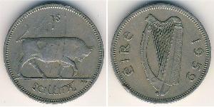 1 Shilling Irlande (1922 - ) Cuivre/Nickel 