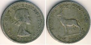 1 Shilling Southern Rhodesia (1923-1980) Cuivre/Nickel Elizabeth II (1926-2022)