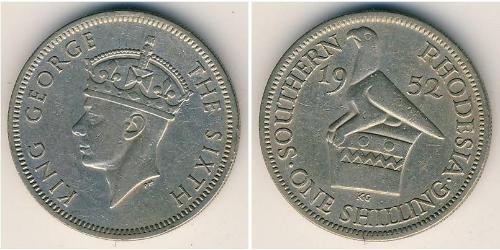 1 Shilling Southern Rhodesia (1923-1980) Cuivre/Nickel George VI (1895-1952)