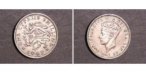 1 Shilling British Cyprus (1878 - 1960) Kupfer/Nickel Georg VI (1895-1952)