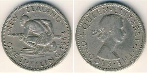 1 Shilling Neuseeland Kupfer/Nickel Elizabeth II (1926-2022)