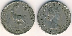 1 Shilling Southern Rhodesia (1923-1980) Kupfer/Nickel Elizabeth II (1926-2022)