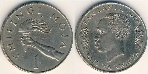 1 Shilling Tansania Kupfer/Nickel 