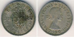 1 Shilling Vereinigtes Königreich (1922-) Kupfer/Nickel Elizabeth II (1926-2022)