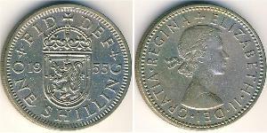 1 Shilling Vereinigtes Königreich (1922-) Kupfer/Nickel Elizabeth II (1926-2022)