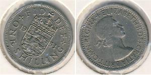 1 Shilling Vereinigtes Königreich (1922-) Kupfer/Nickel Elizabeth II (1926-2022)