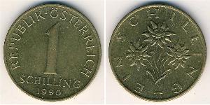 1 Shilling Republic of Austria (1955 - ) Laiton 