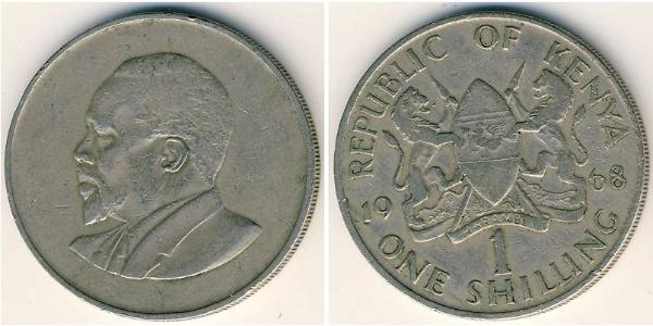 1 Shilling Kenia Níquel/Cobre 