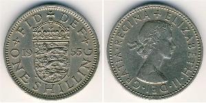 1 Shilling Reino Unido (1922-) Níquel/Cobre Isabel II (1926-2022)