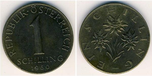 1 Shilling Republic of Austria (1955 - ) Ottone 