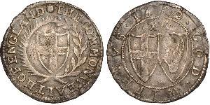 1 Shilling Mancomunidad de Inglaterra (1649-1660) Plata 