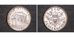 1 Shilling Primera República de Austria (1918-1934) Plata 