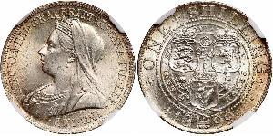 1 Shilling Reino Unido de Gran Bretaña e Irlanda (1801-1922) Plata Victoria (1819 - 1901)