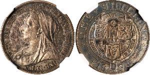 1 Shilling Reino Unido de Gran Bretaña e Irlanda (1801-1922) Plata Victoria (1819 - 1901)