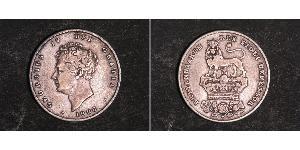 1 Shilling Reino Unido de Gran Bretaña e Irlanda (1801-1922) Plata Jorge IV (1762-1830)