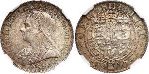 1 Shilling Reino Unido de Gran Bretaña e Irlanda (1801-1922) Plata Victoria (1819 - 1901)