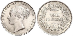 1 Shilling Reino Unido de Gran Bretaña e Irlanda (1801-1922) Plata Victoria (1819 - 1901)