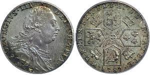 1 Shilling Reino de Gran Bretaña (1707-1801) Plata Jorge III (1738-1820)